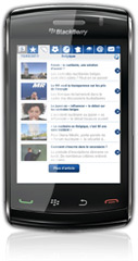 Application BlackBerry Le Soir